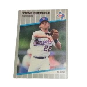 1989 Fleer Steve Buechele #515